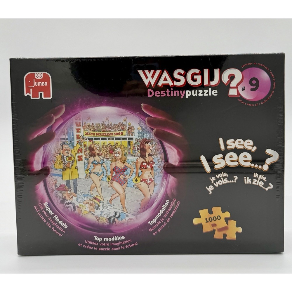 Wasgij Destiny 1000 pc #9 Super Models jigsaw puzzle Sealed New